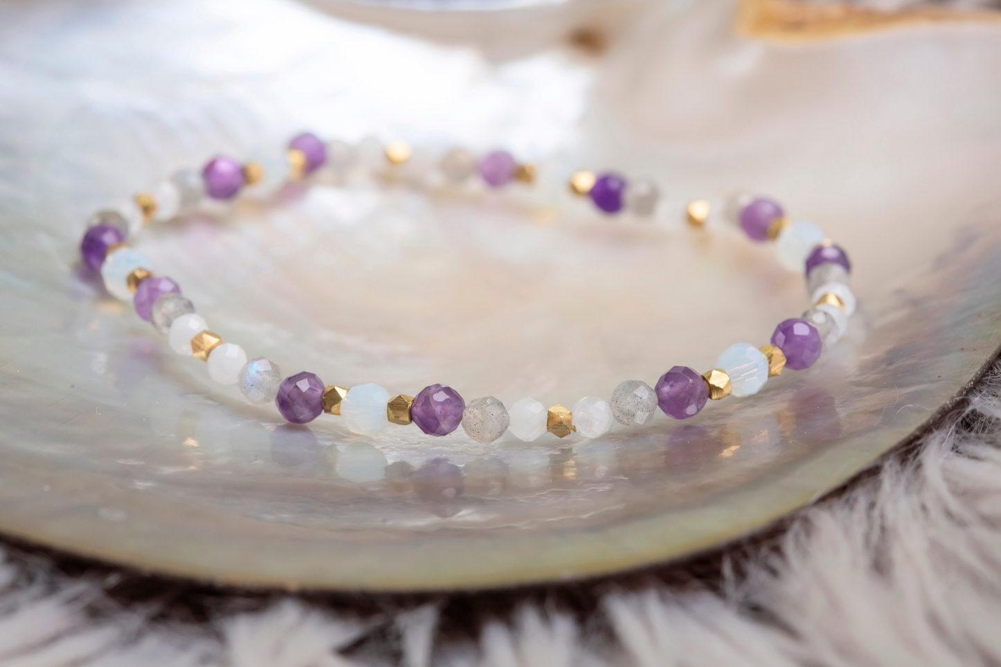 Stretchy Beaded Gemstone Bracelets | Unique Handmade Jewelry | Affordable Boho Chic Accessories