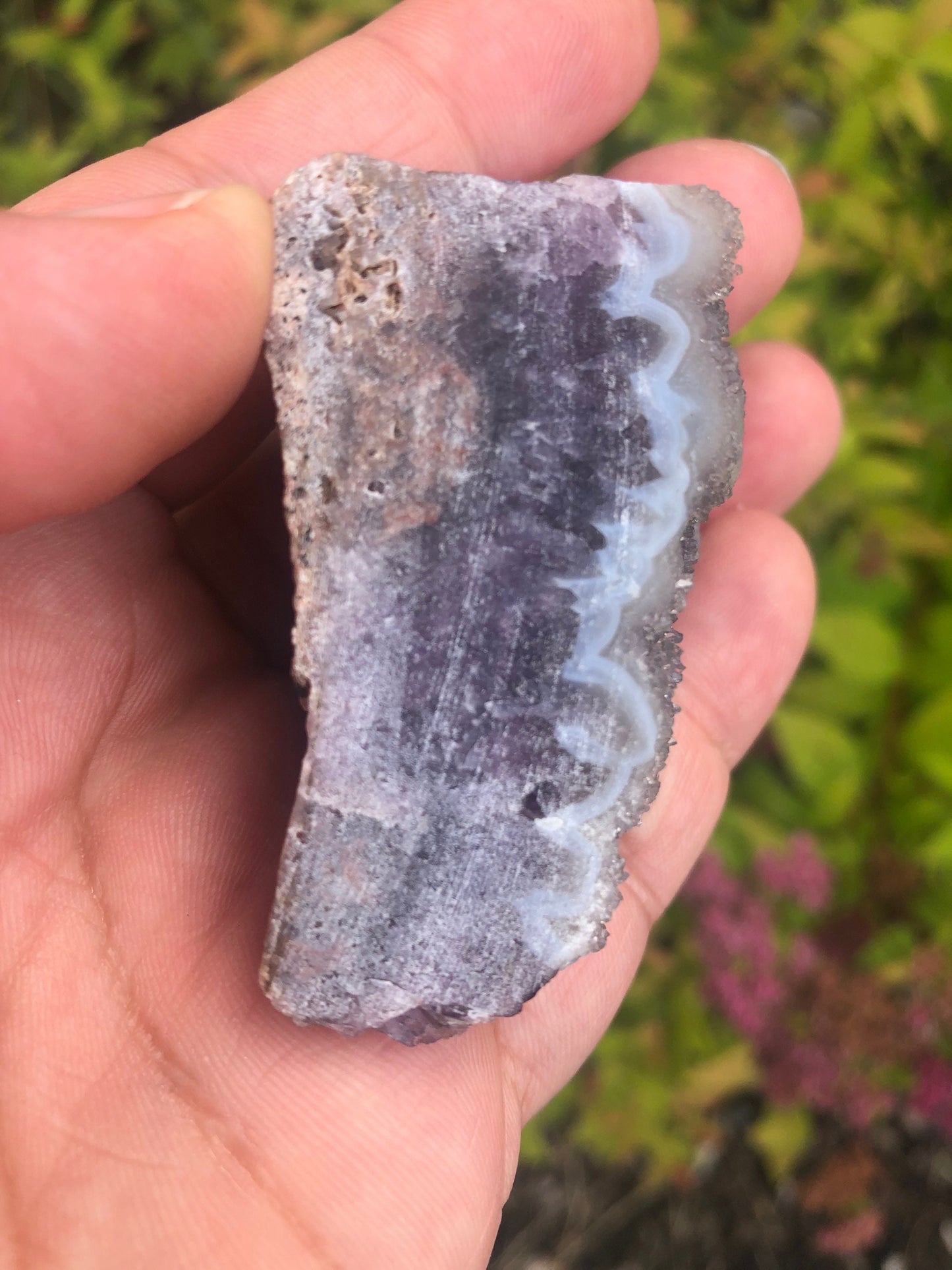 Rare Blue Amethyst cluster from the Alacam Mine in Turkey