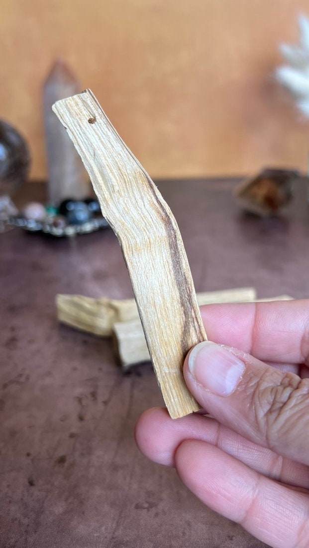 Intensely Fragrant Sustainably Farmed Palo Santo Sticks, (Pack of 3) Wood incense bundle. Sacred wood bundle,