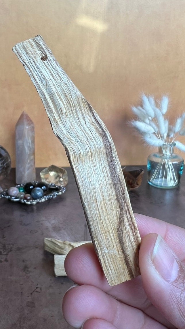 Intensely Fragrant Sustainably Farmed Palo Santo Sticks, (Pack of 3) Wood incense bundle. Sacred wood bundle,