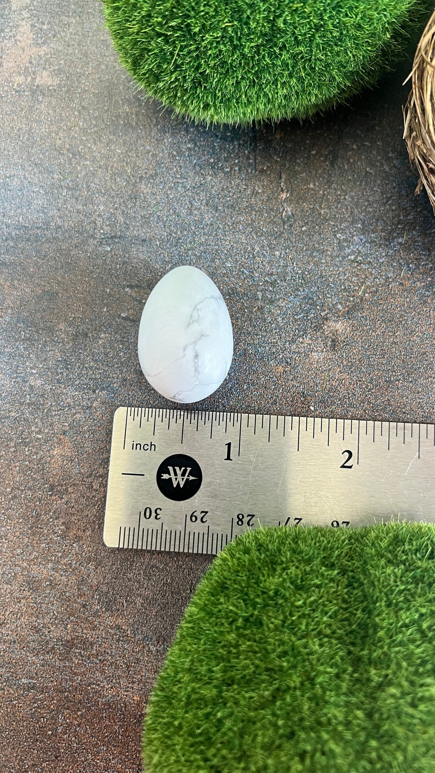 Mini Crystal Egg Carving in Howlite. Gorgeous natural decorative eggs, Random Pull from general stock