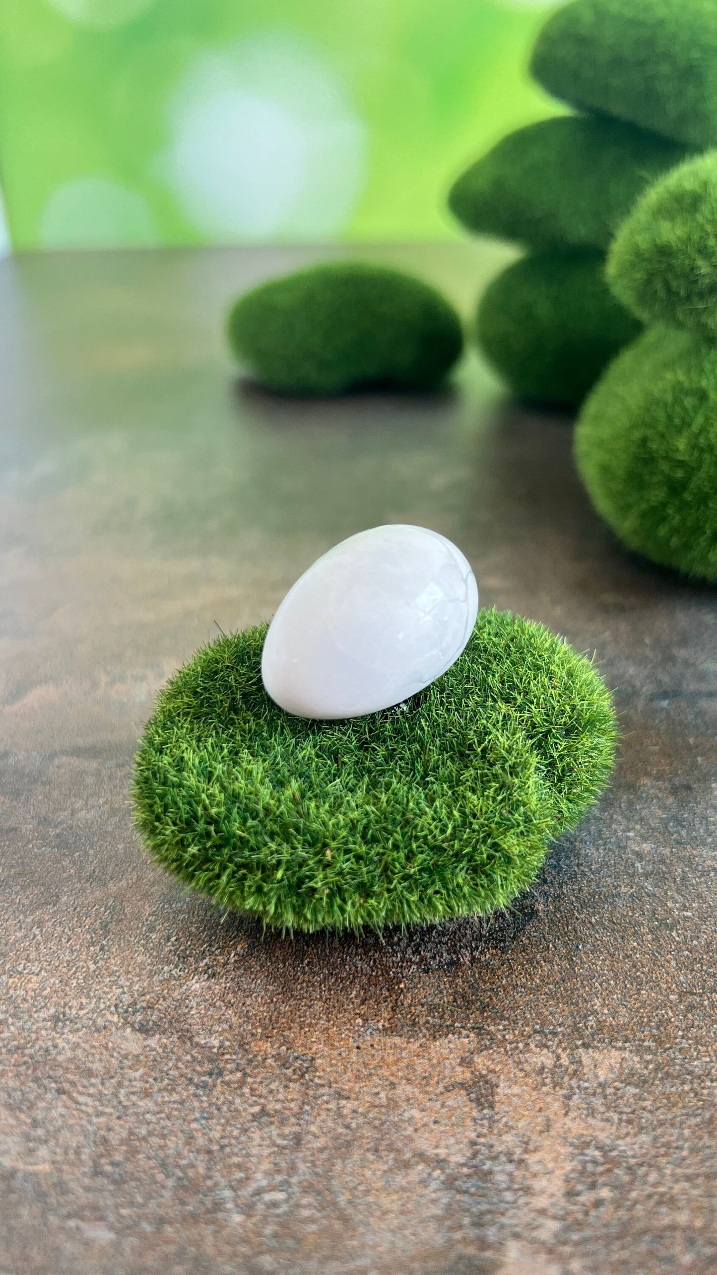 Mini Crystal Egg Carving in Howlite. Gorgeous natural decorative eggs, Random Pull from general stock