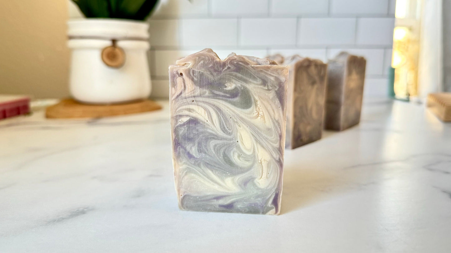Handmade cold process Soap bars, Vegan and Cruelty Free Ingredients, Gentle on Skin, Phthalate & paraben free scent - Blueberry Patch