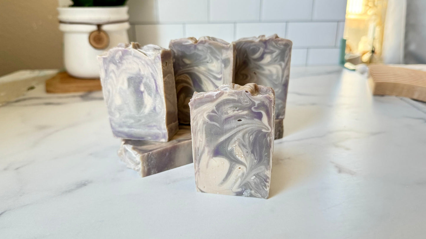 Handmade cold process Soap bars, Vegan and Cruelty Free Ingredients, Gentle on Skin, Phthalate & paraben free scent - Blueberry Patch