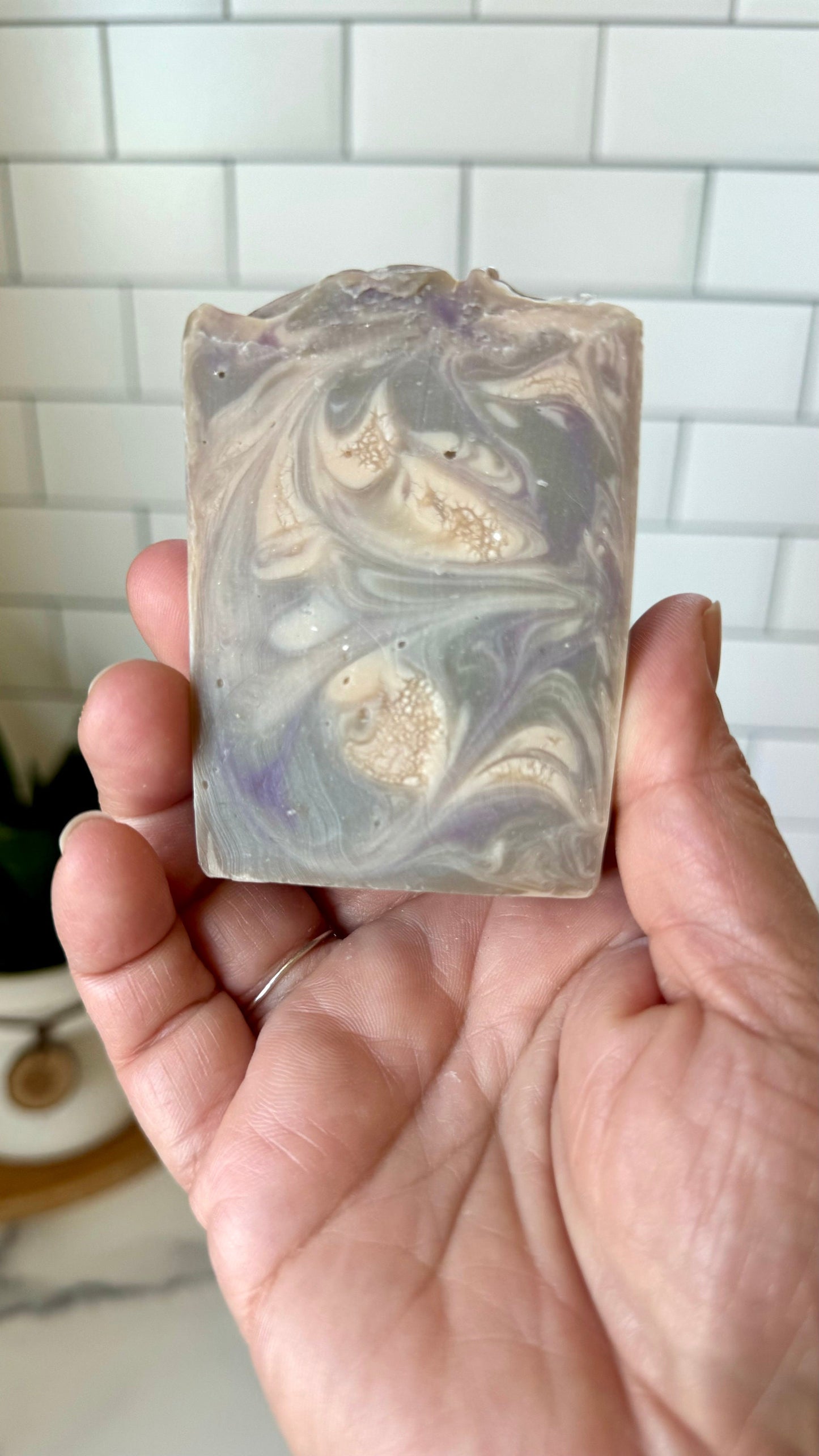 Handmade cold process Soap bars, Vegan and Cruelty Free Ingredients, Gentle on Skin, Phthalate & paraben free scent - Blueberry Patch