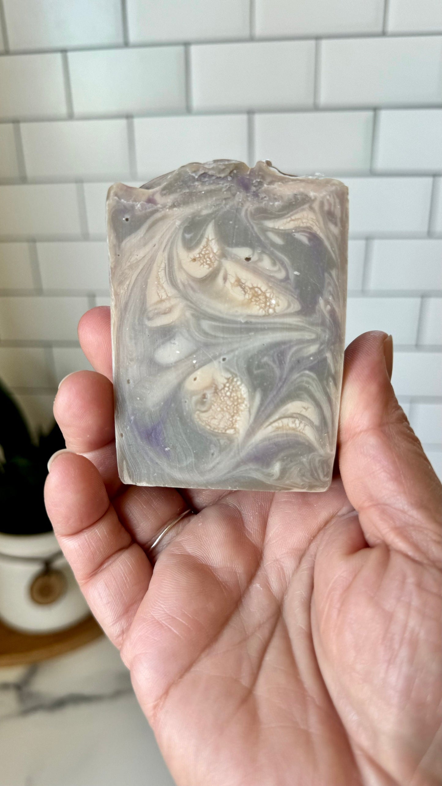 Handmade cold process Soap bars, Vegan and Cruelty Free Ingredients, Gentle on Skin, Phthalate & paraben free scent - Blueberry Patch