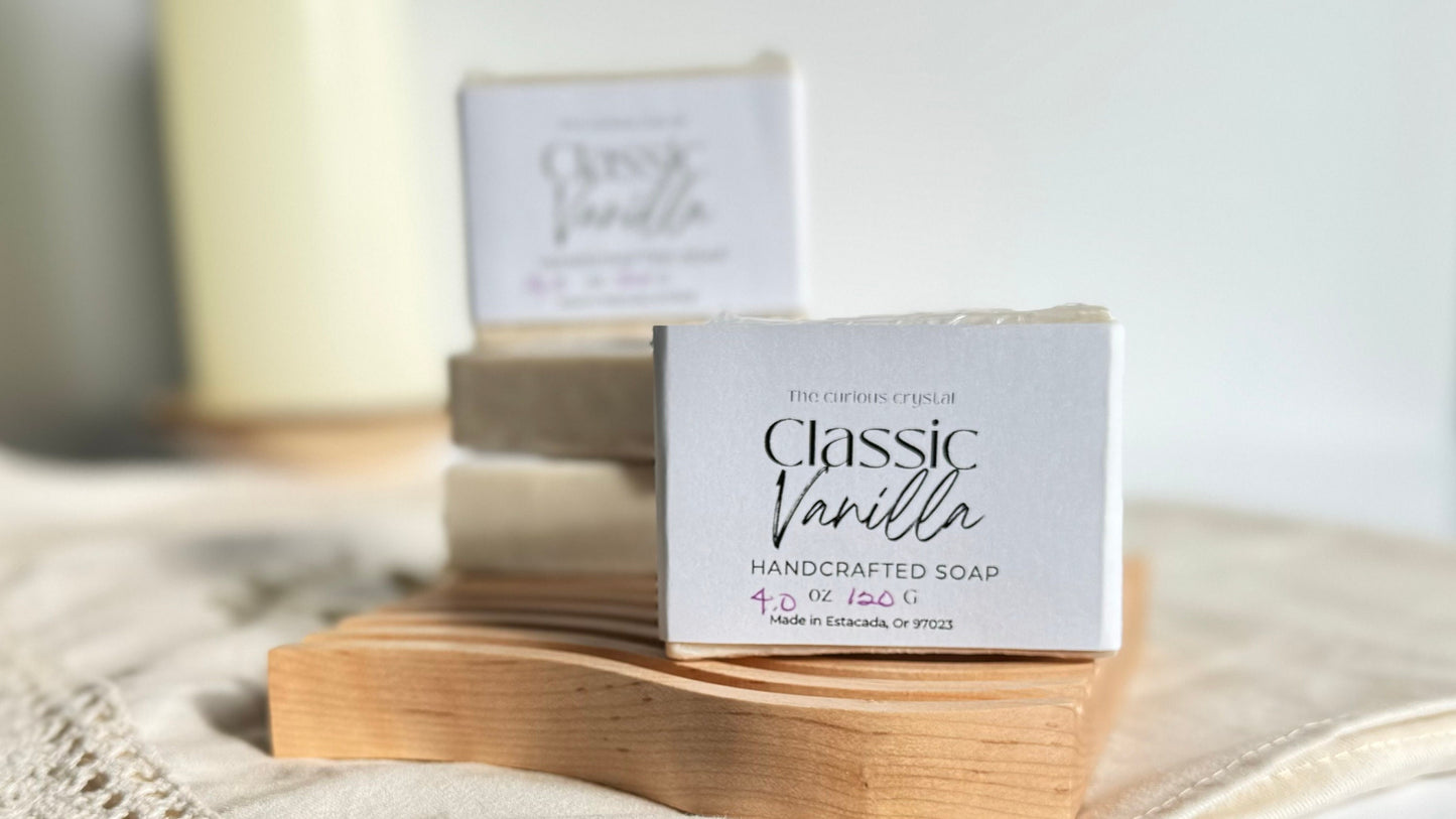 Vanilla Scented Glycerine Soap - Luxurious Handcrafted Skincare - 4 oz