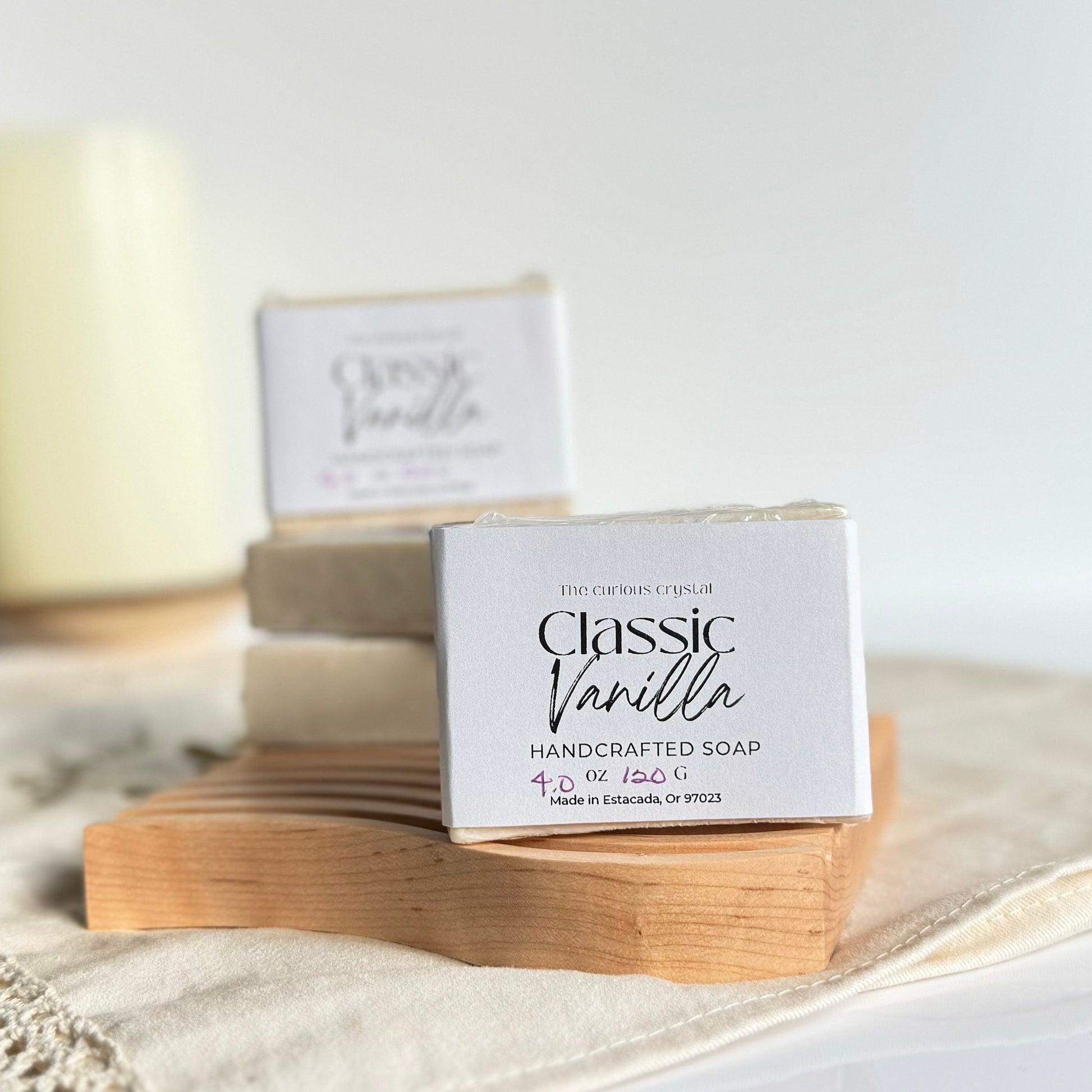 Vanilla Scented Glycerine Soap - Luxurious Handcrafted Skincare - 4 oz