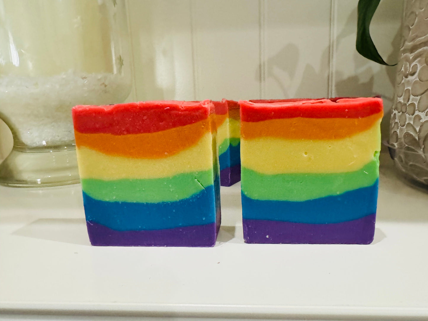 PRIDE SOAP - Handcrafted, Cold Process, Vegan and palm free, Phthalate and Paraben free. Celebrate Pride Month!