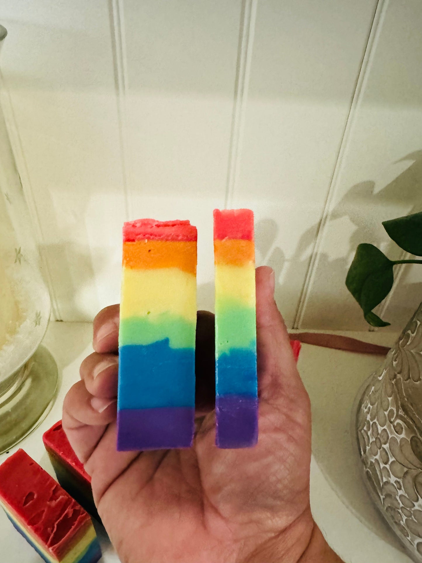 PRIDE SOAP - Handcrafted, Cold Process, Vegan and palm free, Phthalate and Paraben free. Celebrate Pride Month!