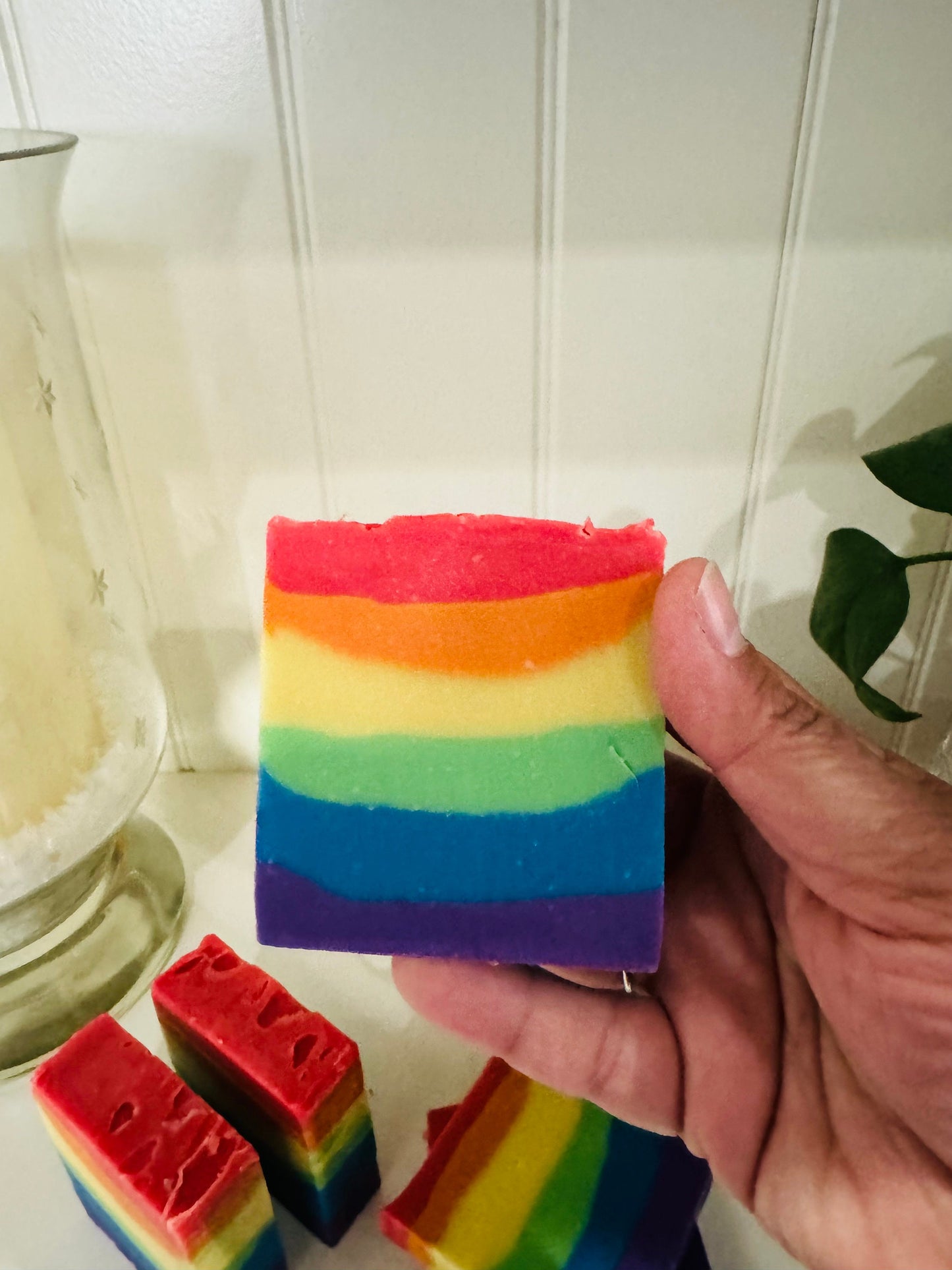 PRIDE SOAP - Handcrafted, Cold Process, Vegan and palm free, Phthalate and Paraben free. Celebrate Pride Month!