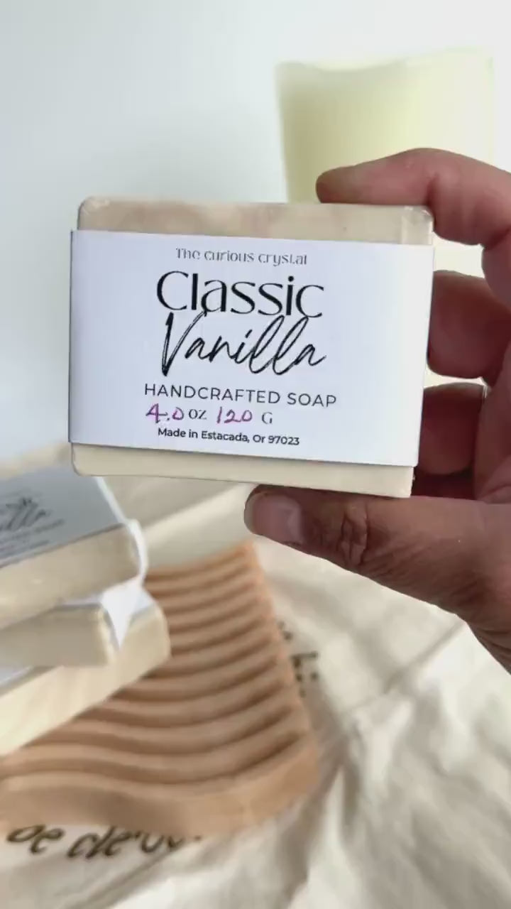 Vanilla Scented Glycerine Soap - Luxurious Handcrafted Skincare - 4 oz