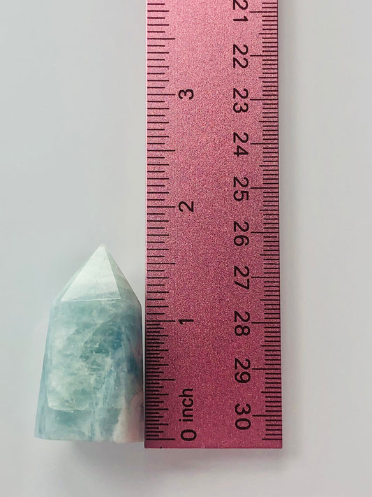 Beautiful Aquamarine towers || Free standing points || Small tower || Boho Decor || CottageCore || FairyCore aesthetic || Meditation tool ||
