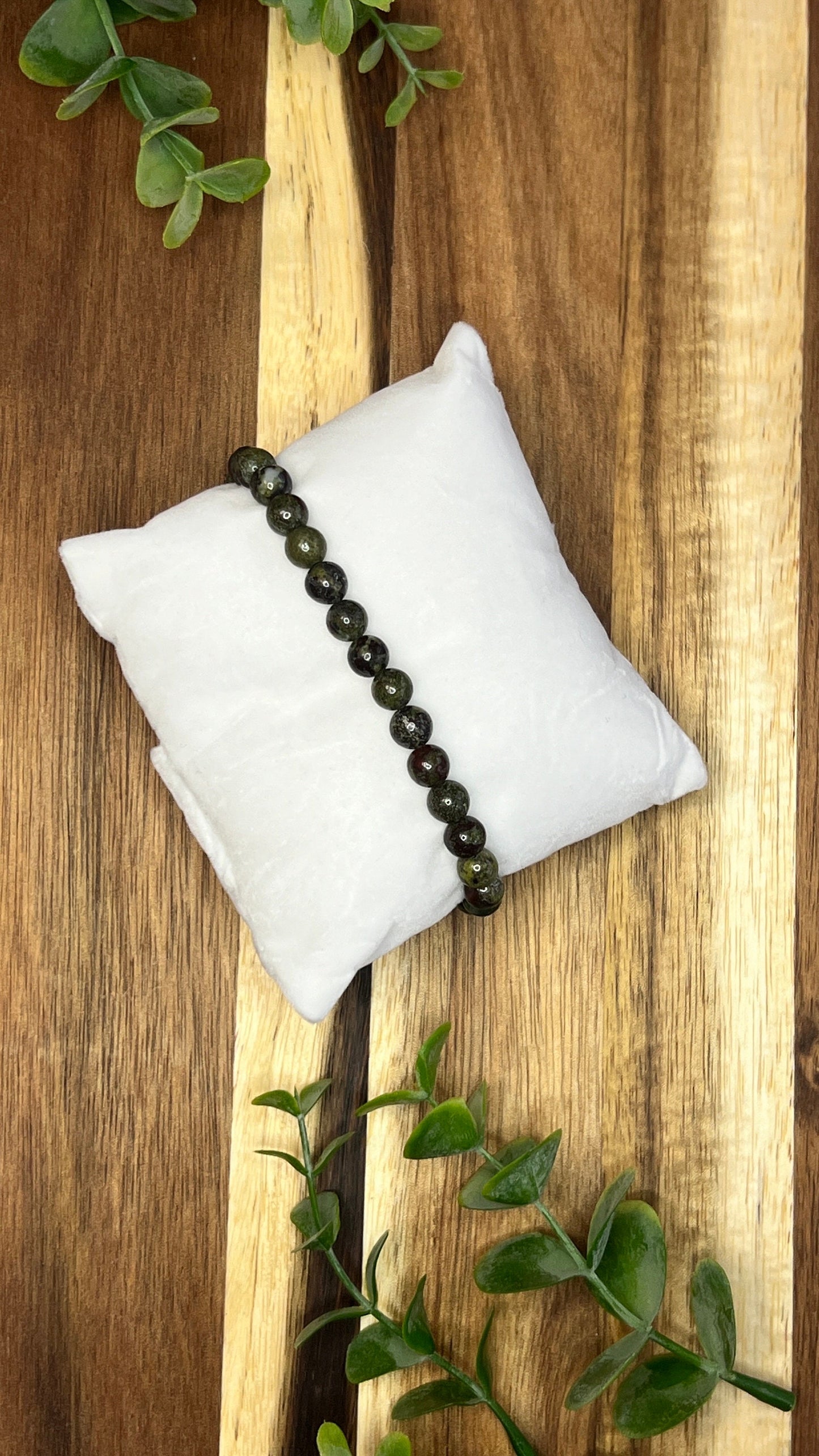 Dragon's Blood Stone Stretch Bracelet - Handmade Beaded stretch Jewelry for Stylish Comfort bead size approx 4mm