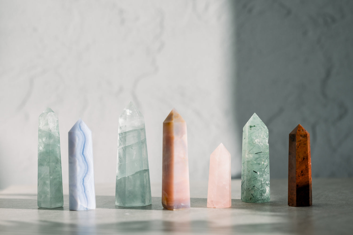 Crystal Towers, Obelisks, Points & Flames