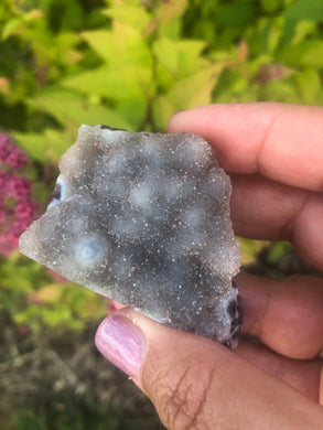 Rare Blue Amethyst cluster from the Alacam Mine in Turkey