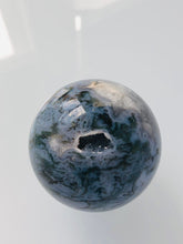 Load image into Gallery viewer, Moss Agate Sphere || Moss Agate crystals || Moss Agate with Druzy
