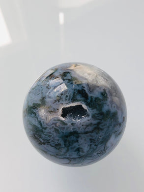 Moss Agate Sphere || Moss Agate crystals || Moss Agate with Druzy