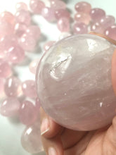 Load image into Gallery viewer, Rose Quartz Sphere | Rose Quartz Sphere with star pattern sheen ||
