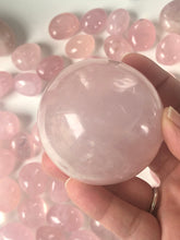 Load image into Gallery viewer, Rose Quartz Sphere | Rose Quartz Sphere with star pattern sheen ||
