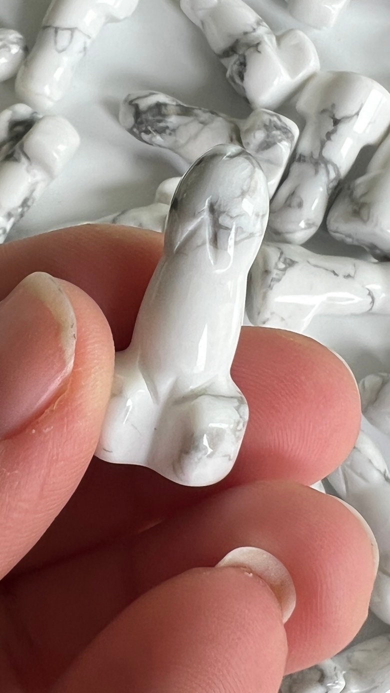Crystal Phallic Symbol, Crystal Penis Carving, Crystal Male Part Carving