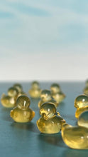Load image into Gallery viewer, fluorite ducky mini carving, 1/2 inch crystal carving, hand carved crystals, Teeny tiny crystal carving, no, seriously, it&#39;s small
