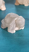 Load image into Gallery viewer, Flower Agate Turtle approx 2 inches long. One (1) Adorable Hand Carved (Randomly Selected from our general stock).
