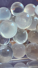 Load image into Gallery viewer, Gorgeous Moon Quartz (aka Girasol Quartz and Girasol Opal) mini spheres Approx 18-20mm (0.7 inches)
