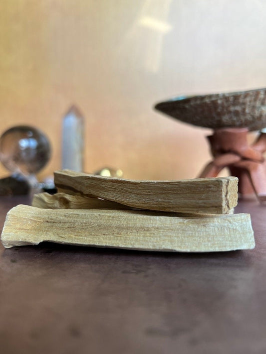 Intensely Fragrant Sustainably Farmed Palo Santo Sticks, (Pack of 3) Wood incense bundle. Sacred wood bundle,