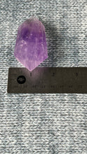 Load image into Gallery viewer, Stunning Amethyst Double Terminated (DT) with multiple rainbows weighing 2.9 ounces (84 g) 3 inches long (8 mm)
