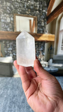Load image into Gallery viewer, Beautiful Optical Calcite Tower with rainbow 3 3/8 inches weighs 8.6 ounces
