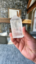 Load image into Gallery viewer, Beautiful Optical Calcite Tower with rainbow 3 3/8 inches weighs 8.6 ounces
