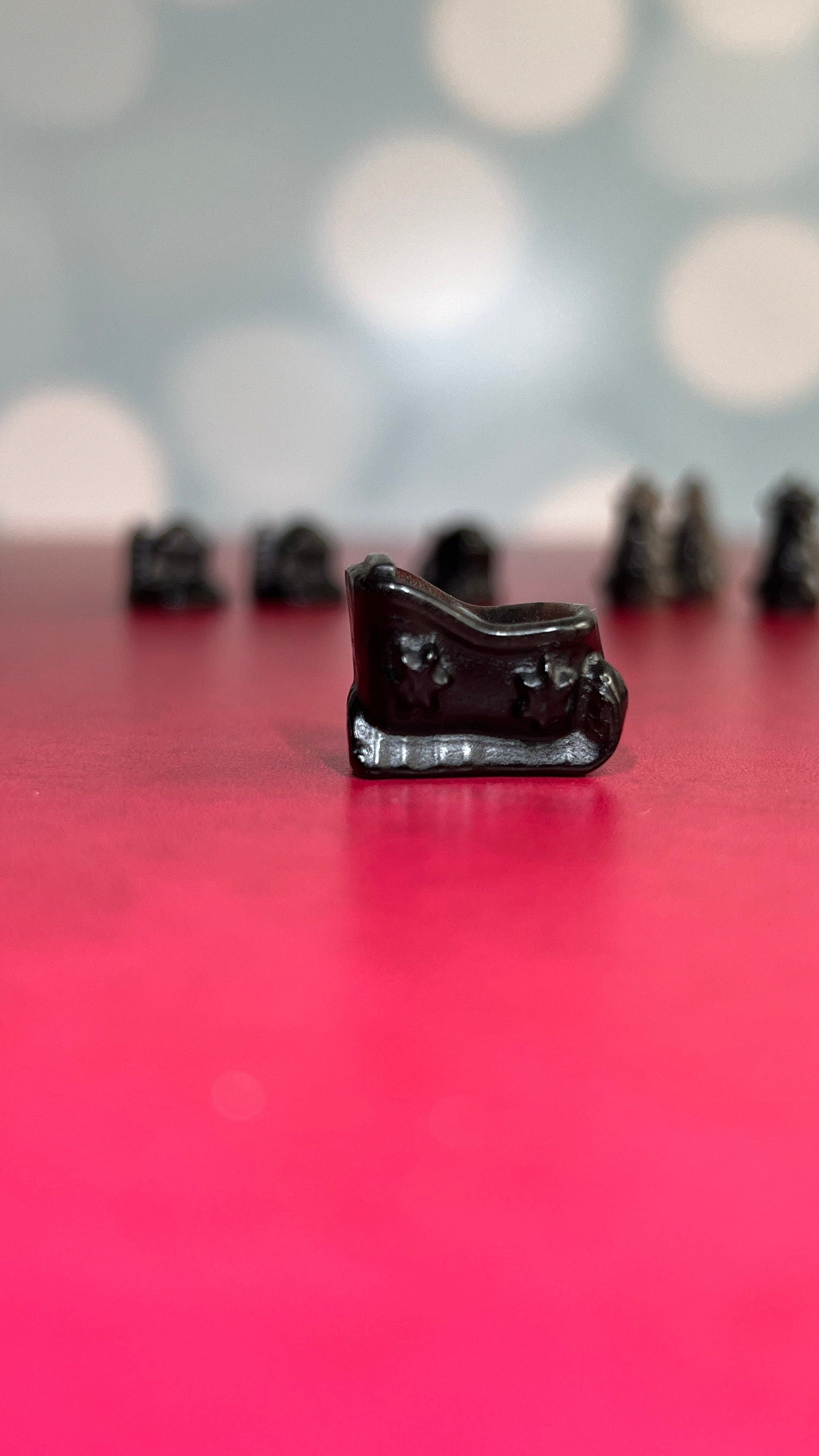 1 (one) Mystery Silver Sheen Obsidian Stocking Stuffer in several varieties