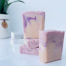 Load image into Gallery viewer, Handmade cold process Soap, Vegan and Cruelty Free, Gentle on Skin, Phthalate &amp; paraben free scented with Grapefruit Mint
