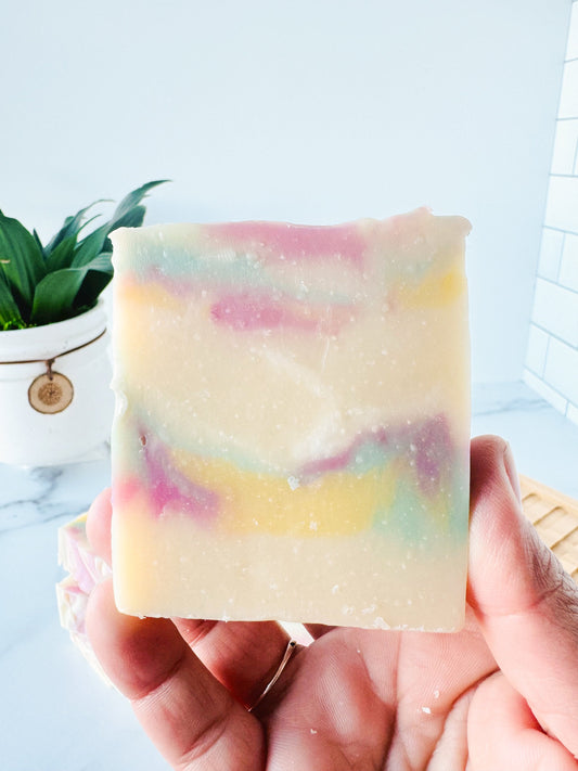 Handmade Cold Process Soap, Scented Artisan Soap, Birthday Gifts, Bridesmaid Gifts, Vegan, Palm Free Scent: Watermelon Sugar (WATSUG)