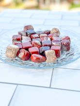 Load image into Gallery viewer, Tumbled Red Jasper Gemstones, Intuitively Chosen Red Jasper Crystal polished Chakra stones
