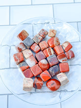 Load image into Gallery viewer, Tumbled Red Jasper Gemstones, Intuitively Chosen Red Jasper Crystal polished Chakra stones
