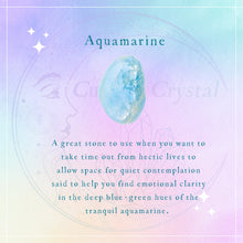 Load image into Gallery viewer, Tumbled Aquamarine Gemstones, Randomly Selected Polished Stones, Decorative Crystal Collection
