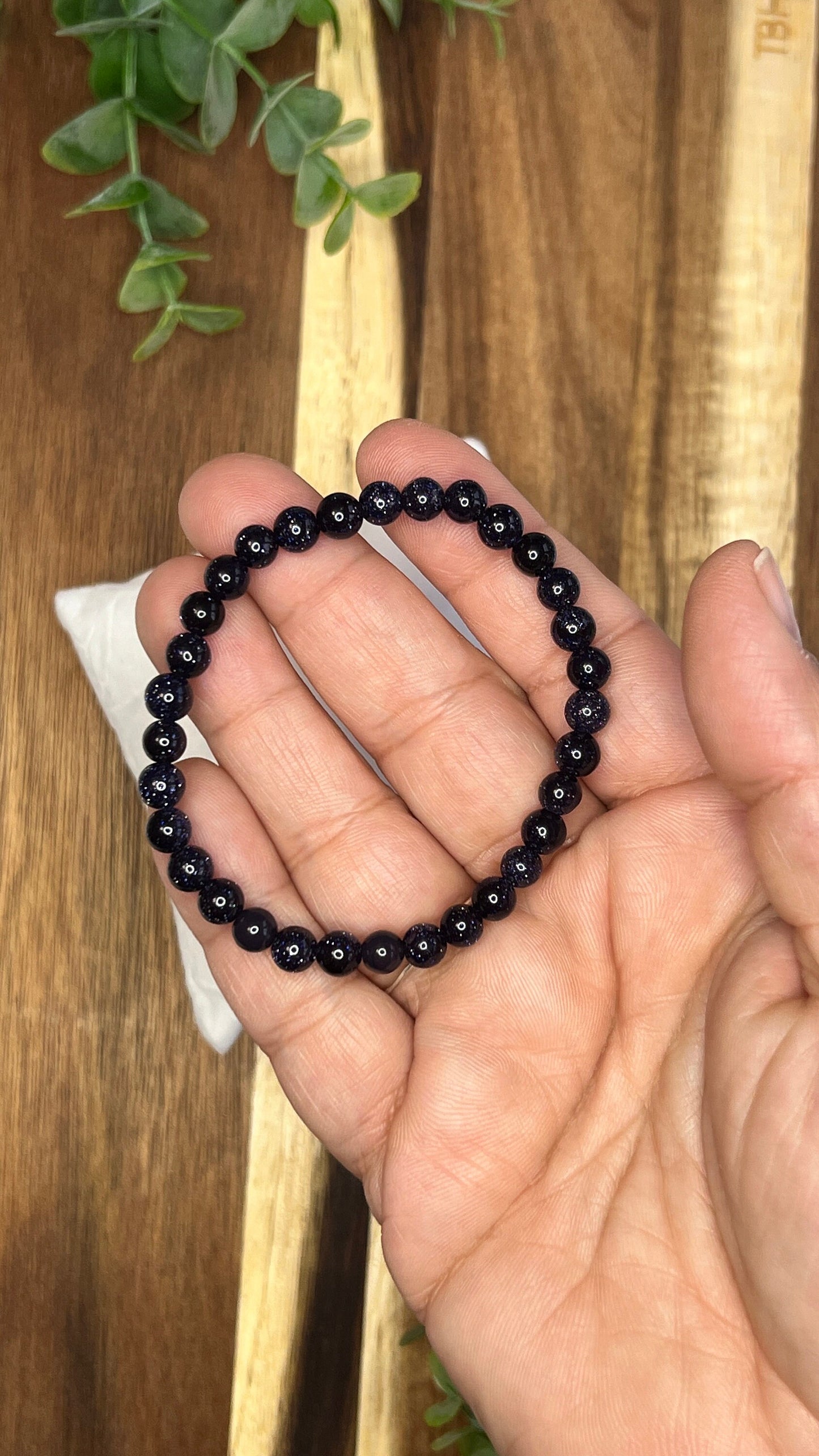 Gemstone Stretch Bracelets - Handmade Beaded stretch Jewelry for Stylish Comfort bead size approx 4mm