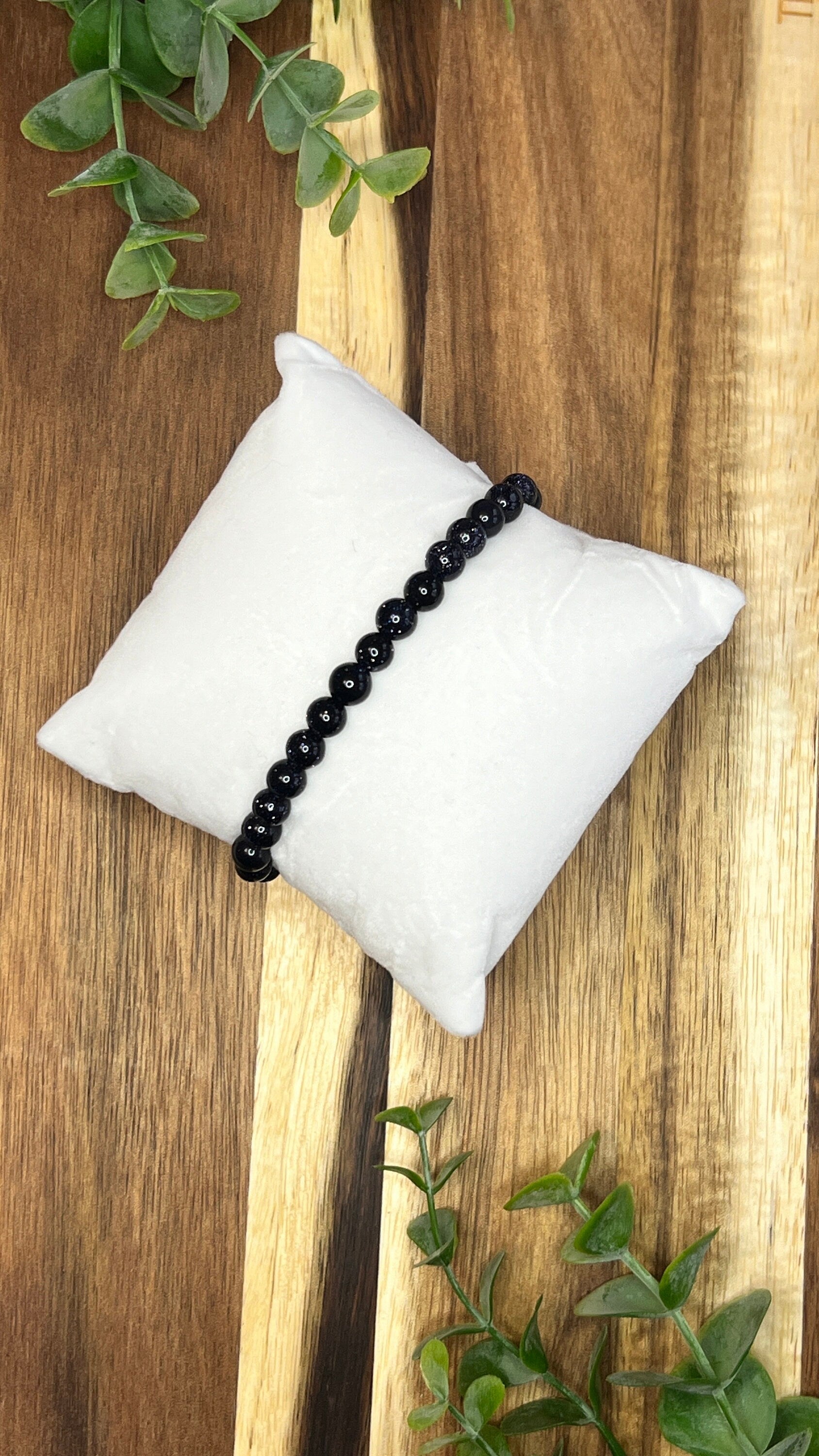Gemstone Stretch Bracelets - Handmade Beaded stretch Jewelry for Stylish Comfort bead size approx 4mm