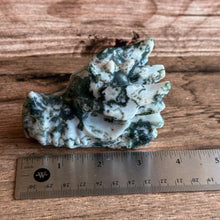 Load image into Gallery viewer, Tree Agate Dragon Head Carving | Green and white Crystal Dragon Head | Fantasy Decor for Collectors (2211-j30-TREMSS-DRGNHD-3)
