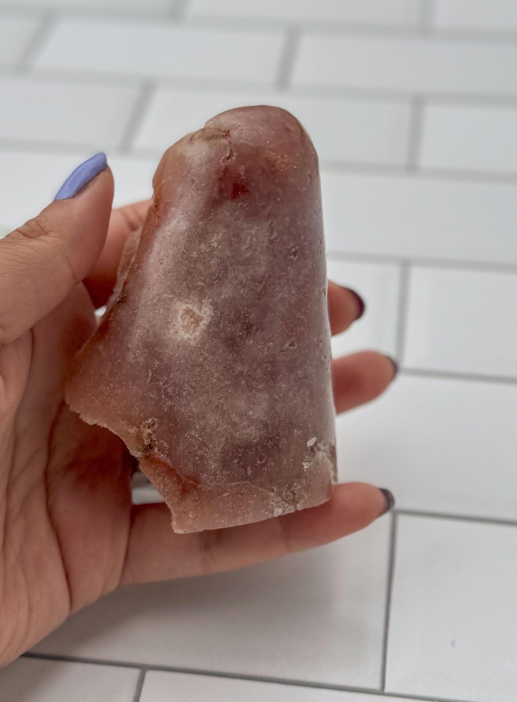 Natural Pink Amethyst Free Form with Gorgeous Druzy, Intense Pink Crystal Decor, Unique Gemstone Gift. Unique wedding and housewarming gift