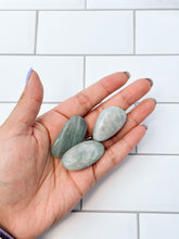 Load image into Gallery viewer, Tumbled Aquamarine Gemstones, Randomly Selected Polished Stones, Decorative Crystal Collection
