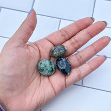 Load image into Gallery viewer, Tumbled Moss Agate Gemstones, Randomly Selected Polished Stones, Decorative Crystal for home or office, Pocket Crystal

