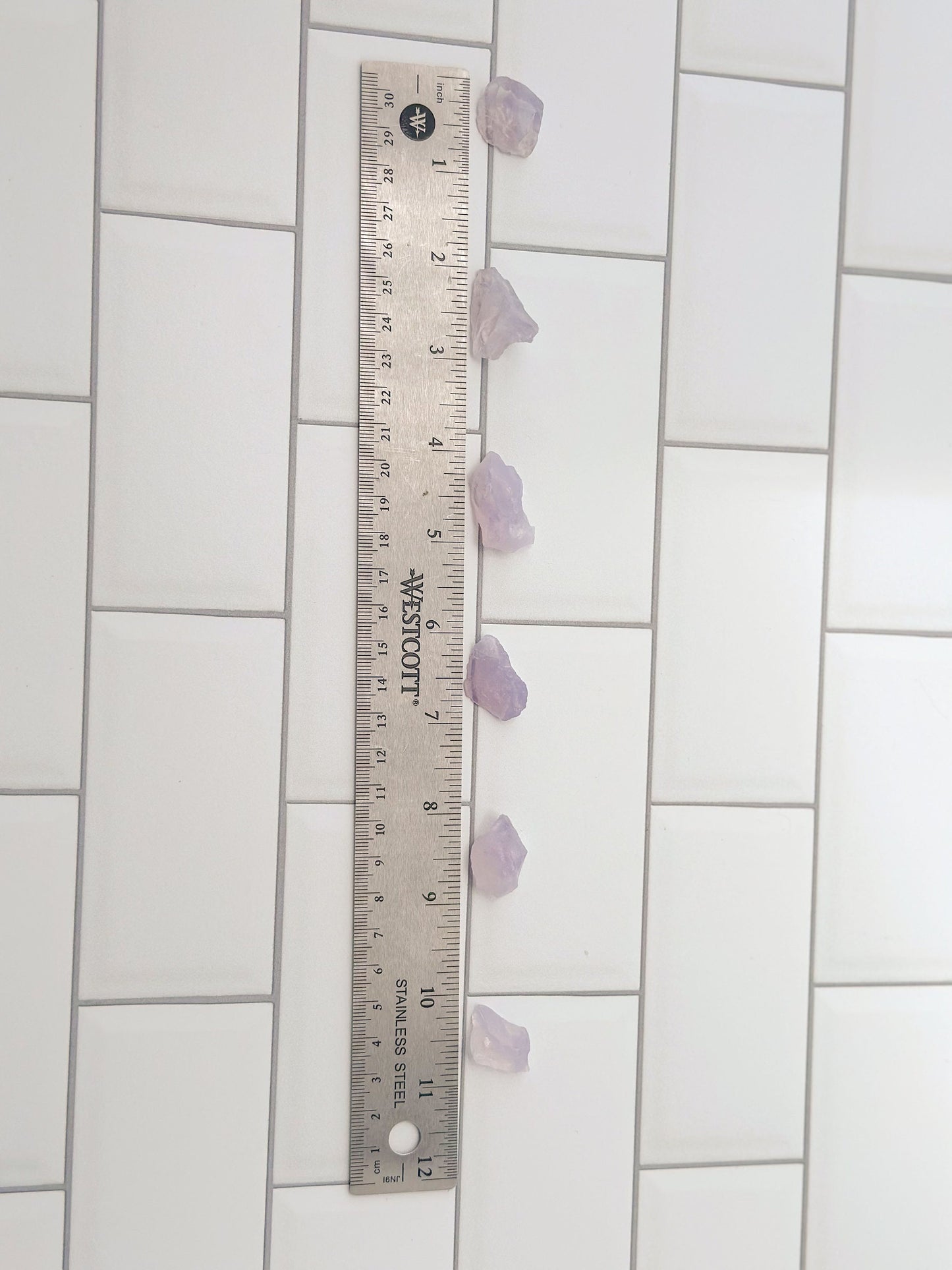 Genuine Lavender Moon Quartz Raw Pieces, Unique Rare Crystal from Brazil, Gorgeous Purple Color,