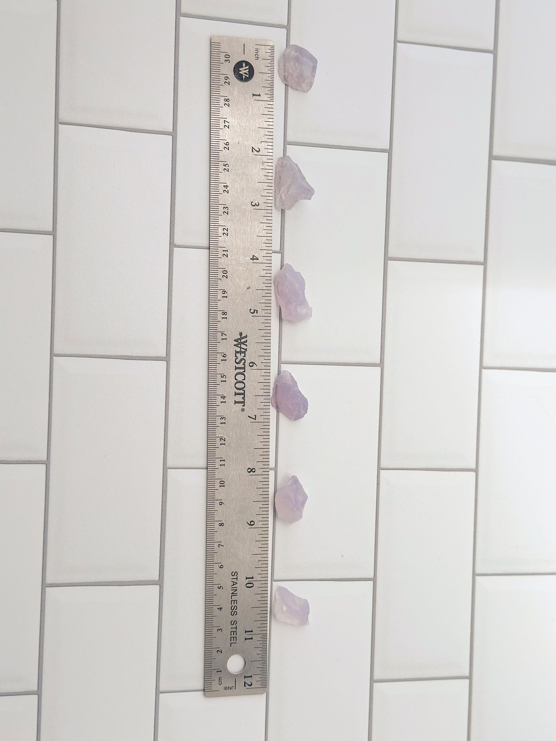 Genuine Lavender Moon Quartz Raw Pieces, Unique Rare Crystal from Brazil, Gorgeous Purple Color,