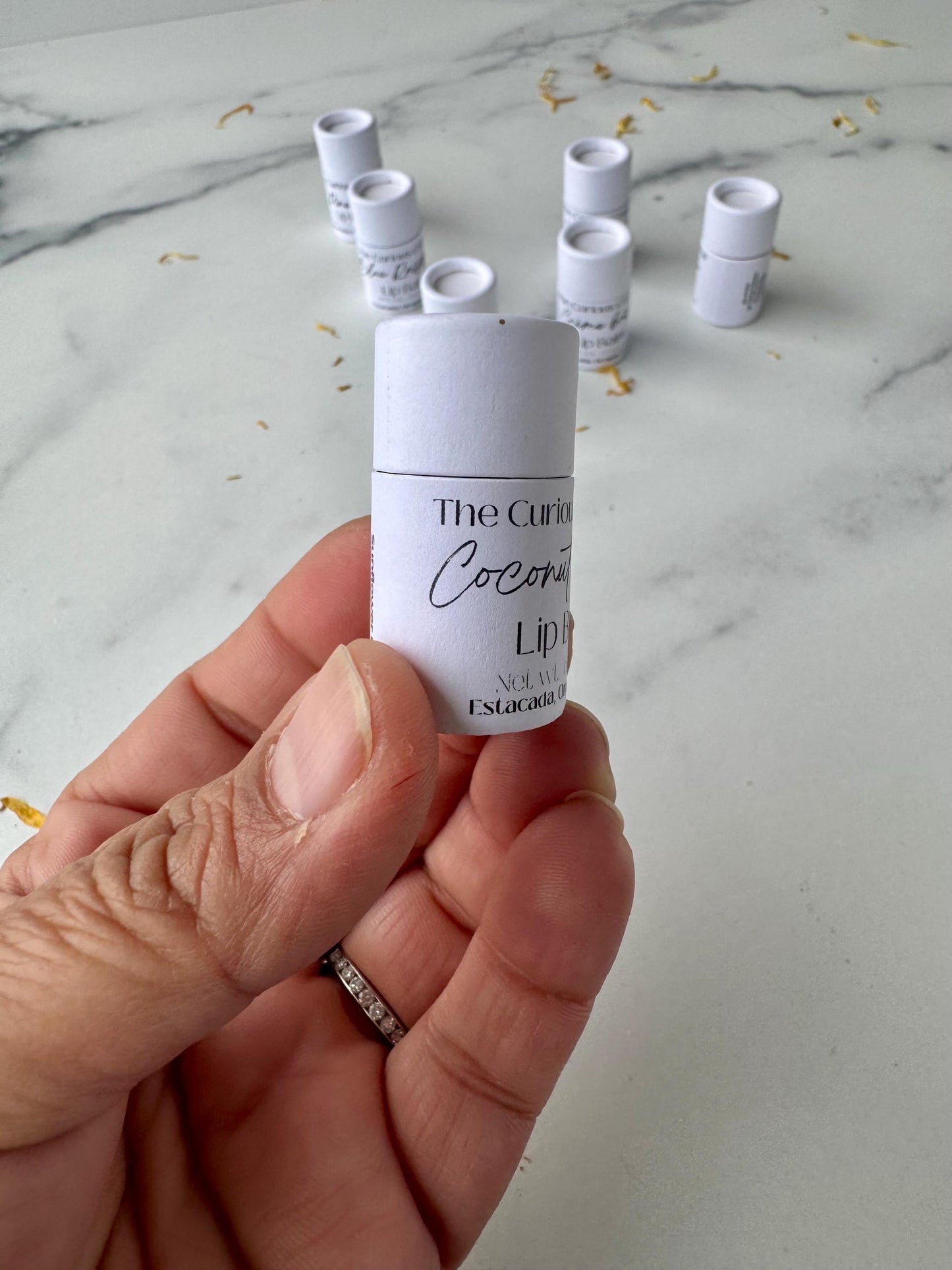 Nourishing Lip Balm - 0.2 oz, Handmade Hydrating Balm with Sunflower and Shea Butter, Perfect for gift giving