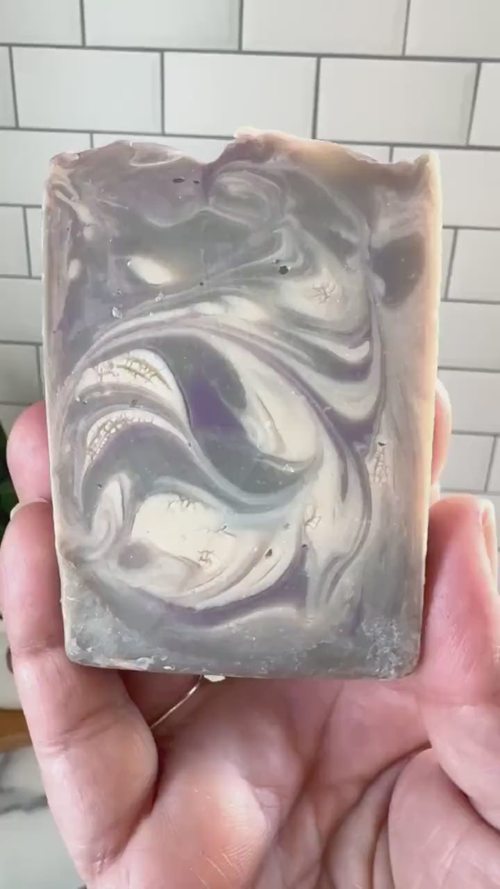 Handmade  cold process Soap bars, Vegan and Cruelty Free Ingredients, Gentle on Skin, Phthalate & paraben free scent - Blueberry Patch
