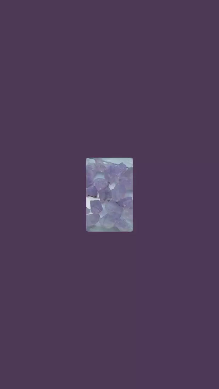 Genuine Lavender Moon Quartz Raw Pieces, Unique Rare Crystal from Brazil, Gorgeous Purple Color,