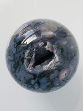 Load image into Gallery viewer, Moss Agate Sphere || Moss Agate crystals || Moss Agate with Druzy
